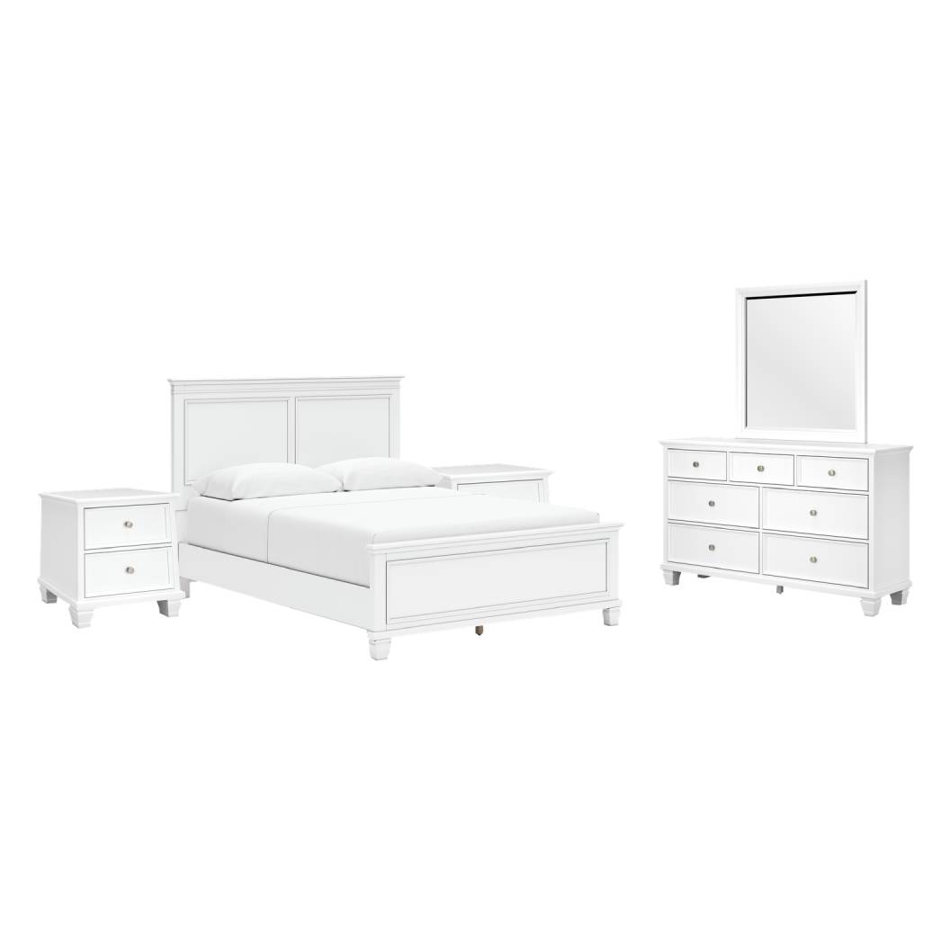 Mobilier de chambre à coucher 5 pièces Simple / Double / Grand / Très grand - Fortman