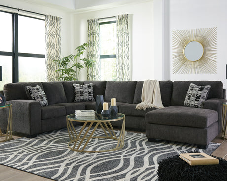 Sectionnel 3 pièces en tissu avec chaise longue - Ballinasloe