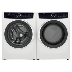 Ensemble de buanderie à chargement frontal blanc