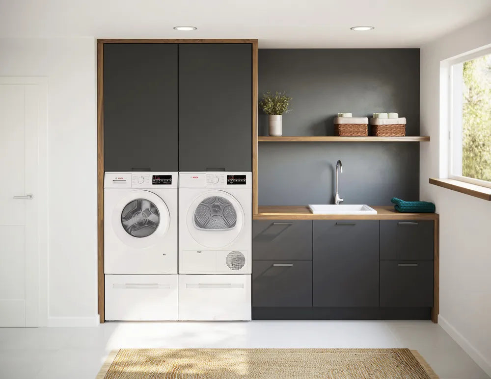 Ensemble de buanderie compact à chargement frontal 24 po, 2,2 pi³ / 4,0 pi³ Blanc - Série 300