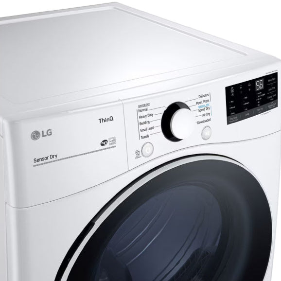 Ensemble de buanderie à chargement frontal 5,2 pi³ / 7,4 pi³  blanc - 3600W