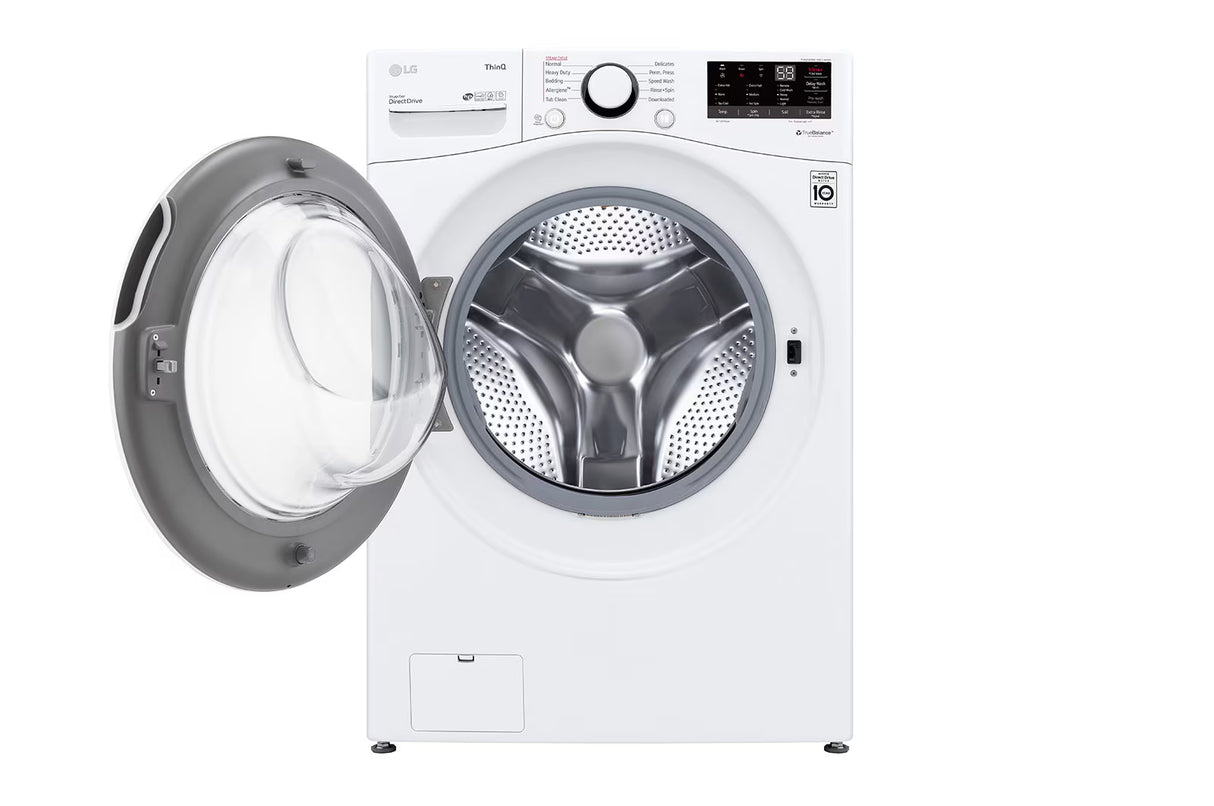 Laveuse à chargement frontal 5,2 pi³ avec cycle allergiene blanche
