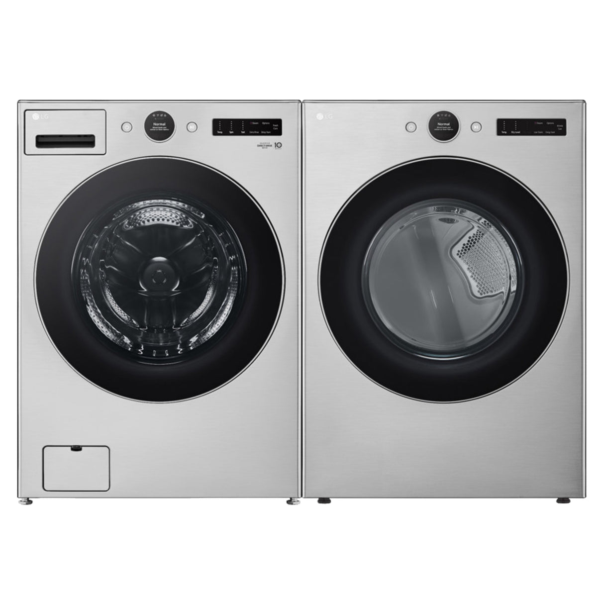 Ensemble de buanderie à chargement frontal acier graphite - 5500V
