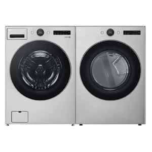 Ensemble de buanderie à chargement frontal 5,2 pi³ / 7,4 pi³ acier graphite - 5500V