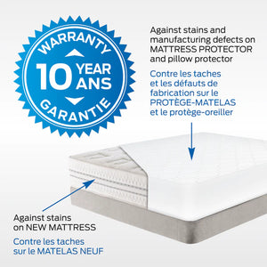 Protège-matelas confort réversible & imperméable en 5 grandeurs - Coussiné & Luxueux