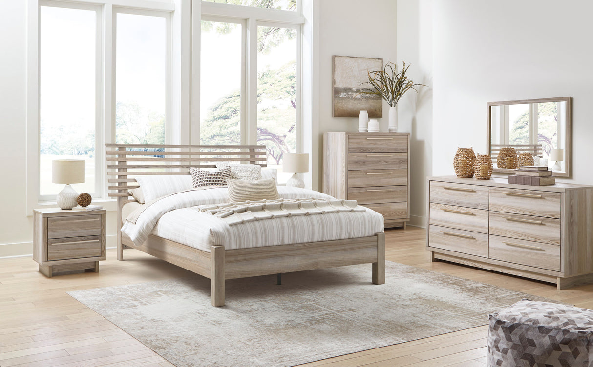 Ensemble de mobiliers de chambre 5 pièces avec lit grand - Hasbrick
