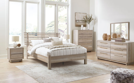 Ensemble de mobiliers de chambre 5 pièces avec lit grand - Hasbrick