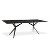 Table de salle à manger rectangulaire en céramique avec métal - Urby