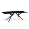 Table de salle à manger rectangulaire en céramique et métal - Jack