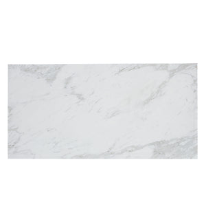 Table de salle à manger rectangulaire avec rallonge en céramique - Oliver