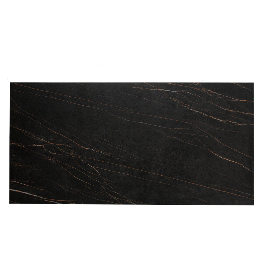 Table de salle à manger rectangulaire avec rallonge en céramique - Oliver