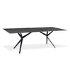 Table de salle à manger rectangulaire en céramique avec métal - Urby