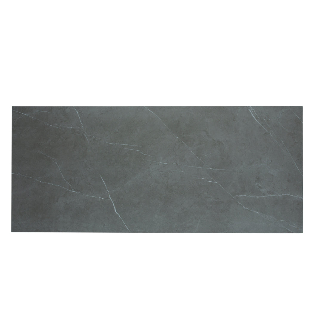 Table de salle à manger rectangulaire en céramique avec métal - Urby