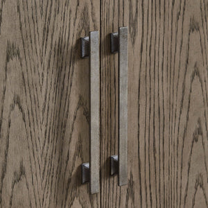 Buffet en bois gris avec 4 portes - Chrestner