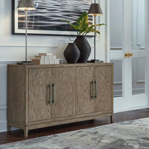 Buffet en bois gris avec 4 portes - Chrestner