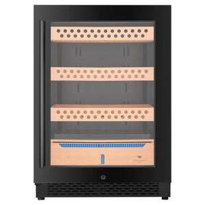Cave à cigares 24 po, 1200 cigares à 1 zone avec Connectivité Wi-Fi - Série Titanium