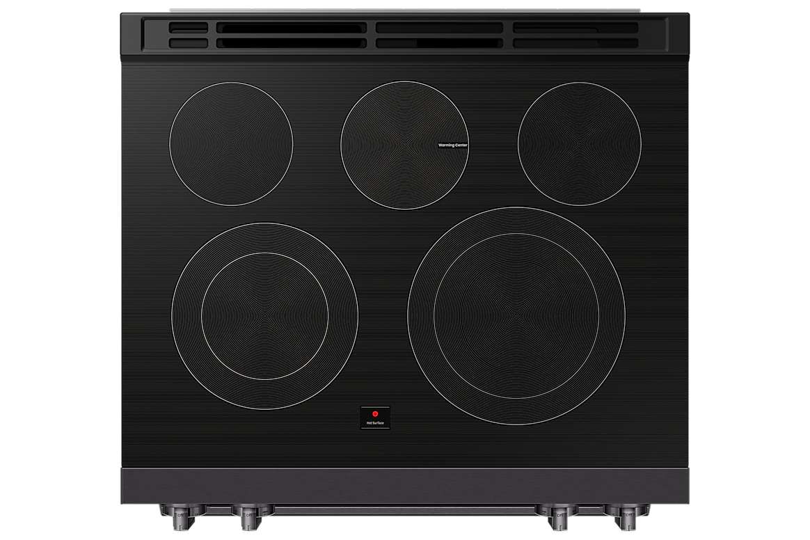 Cuisinière électrique 30 po, Max Air Fry Pro noir mat