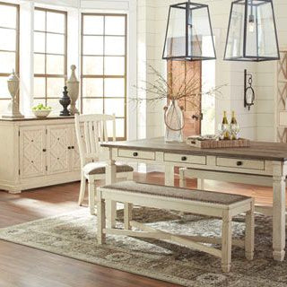 Buffet en bois brun avec 3 portes - Bolanburg