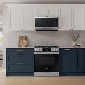 Cuisinière au gaz encastrable 30 po, 6,0 pi³ Inox avec Convection et Air Fry Max - Série Bespoke