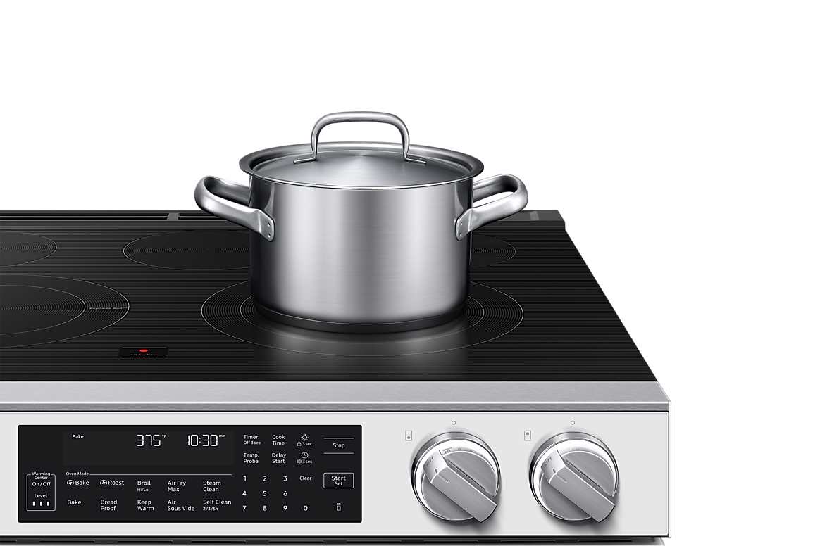 Cuisinière électrique encastrable 30 po, convection véritable Air Fry 6,3 pi³ Blanc