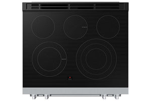 Cuisinière électrique encastrable 30 po, convection véritable Air Fry 6,3 pi³ Blanc