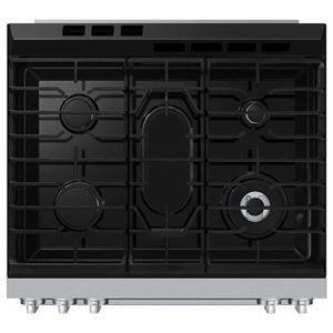 Cuisinière au gaz encastrable 30 po, 6,0 pi³ Inox avec Convection véritable et Air Fry Max - Série Bespoke