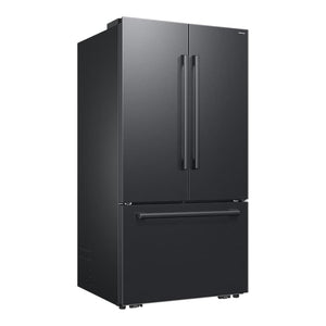 Réfrigérateur à portes françaises 36 po, 29,5 pi³ Noir mat avec Distributeur d'eau et Compresseur IA Inverter