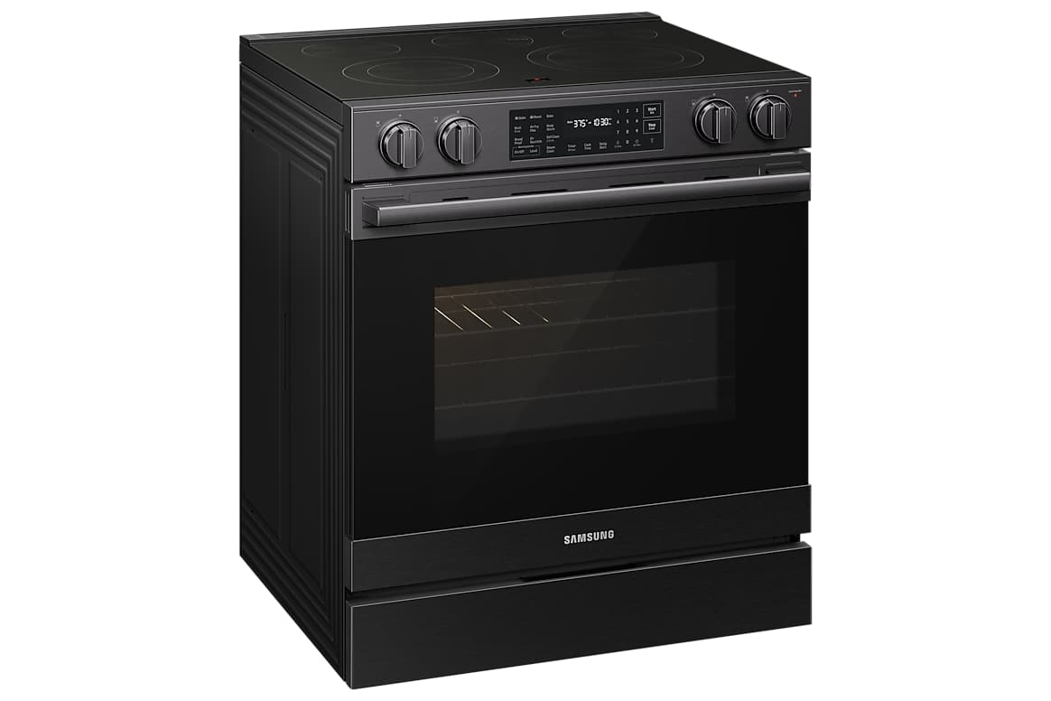 Cuisinière électrique 30 po, Max Air Fry Pro noir mat