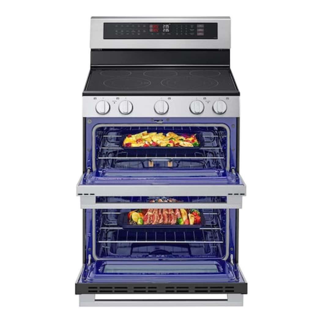 Cuisinière électrique 30 po, double four 7,3 pi³, ProBake Convection, Air Fry Inox
