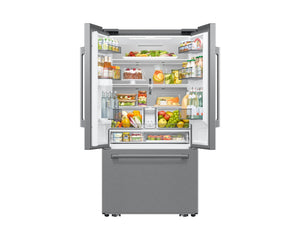 Réfrigérateur à portes françaises 36 po, 25 pi³ avec distributeur d'eau Inox