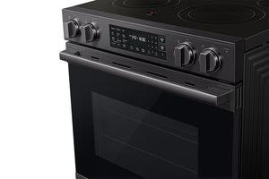 Cuisinière électrique 30 po, Max Air Fry Pro noir mat