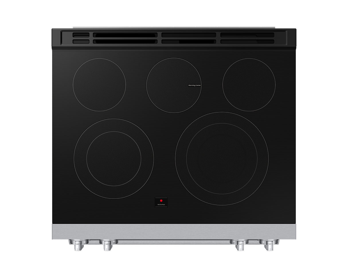 Cuisinière électrique encastrable 30 po, convection véritable Air Fry Max 6,3 pi³ Inox