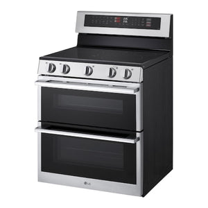 Cuisinière électrique 30 po, double four 7,3 pi³, ProBake Convection, Air Fry Inox