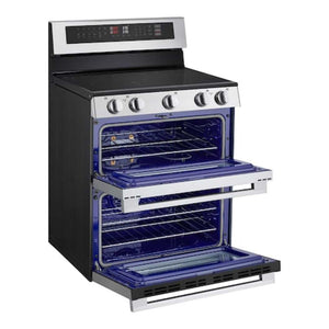Cuisinière électrique 30 po, double four 7,3 pi³, ProBake Convection, Air Fry Inox