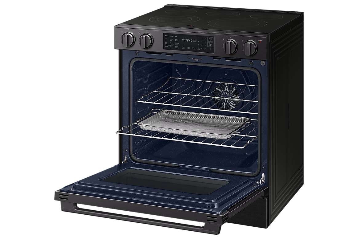 Cuisinière électrique 30 po, Max Air Fry Pro noir mat