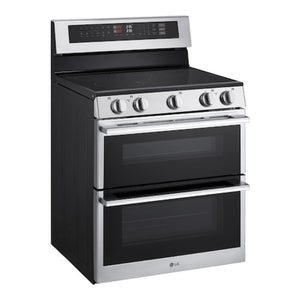 Cuisinière électrique 30 po, double four 7,3 pi³, ProBake Convection, Air Fry Inox