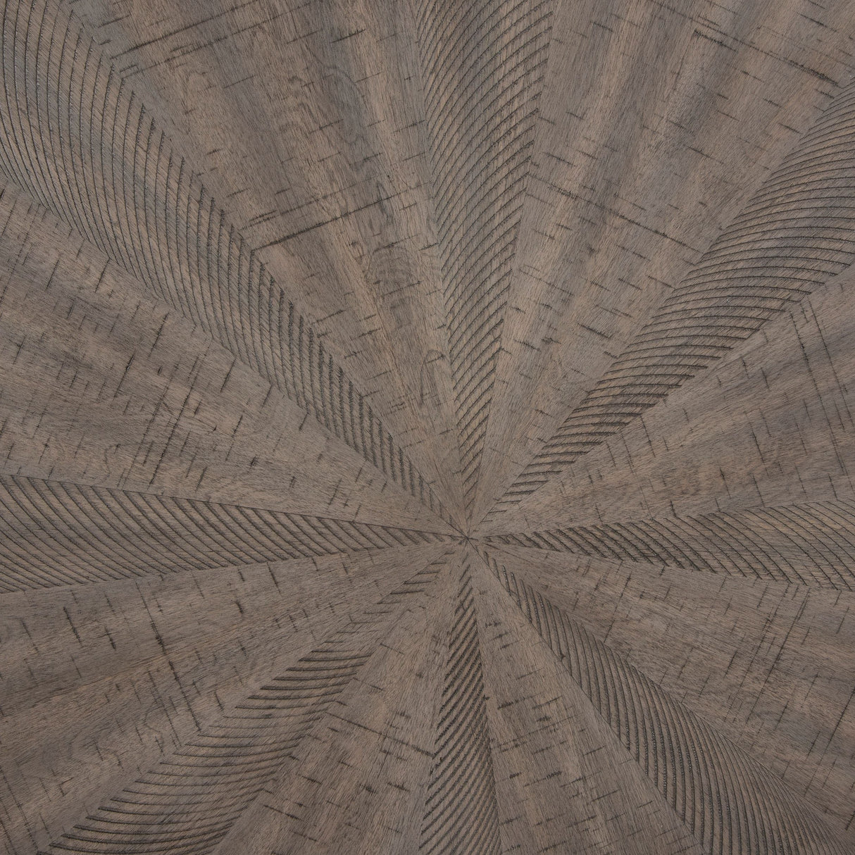 Ensemble de salle à manger en bois gris 4 chaises - Corloda