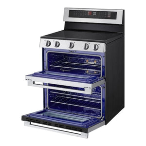 Cuisinière électrique 30 po, double four 7,3 pi³, ProBake Convection, Air Fry Inox