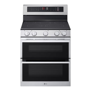 Cuisinière électrique 30 po, double four 7,3 pi³, ProBake Convection, Air Fry Inox