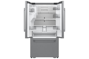 Réfrigérateur à porte française 36 po, 24 pi³ profondeur comptoir Inox