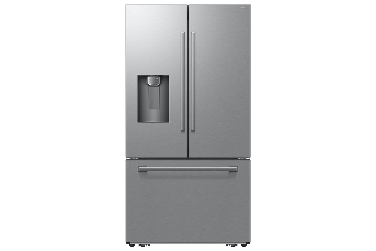 Réfrigérateur à porte française 36 po, 24 pi³ profondeur comptoir Inox