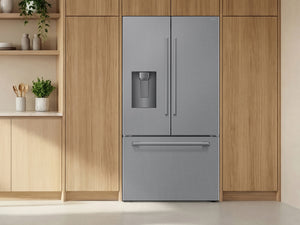 Réfrigérateur à porte française 36 po, 24 pi³ profondeur comptoir Inox
