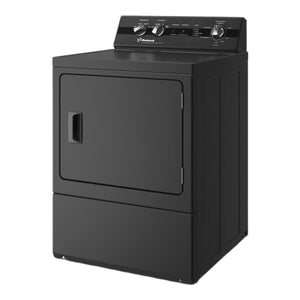 Sécheuse électrique à chargement frontal avec Pet Plus et vapeur, 7,0 pi³ Noir mat