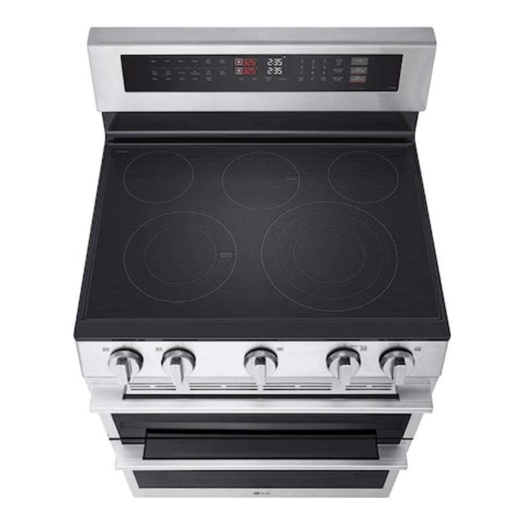 Cuisinière électrique 30 po, double four 7,3 pi³, ProBake Convection, Air Fry Inox