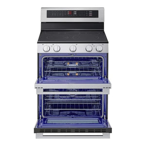 Cuisinière électrique 30 po, double four 7,3 pi³, ProBake Convection, Air Fry Inox