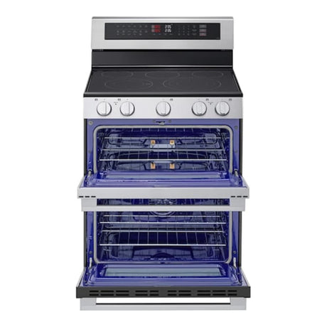 Cuisinière électrique 30 po, double four 7,3 pi³, ProBake Convection, Air Fry Inox