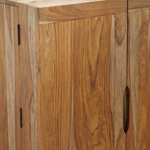 Buffet en bois brun sheesham avec 2 portes - Dressonni