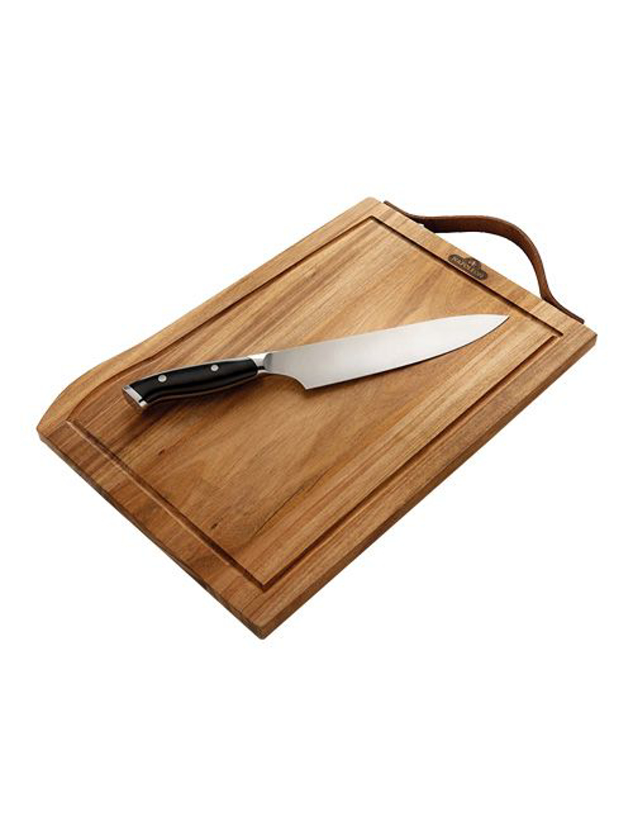 Picture of  Cutting board and knife