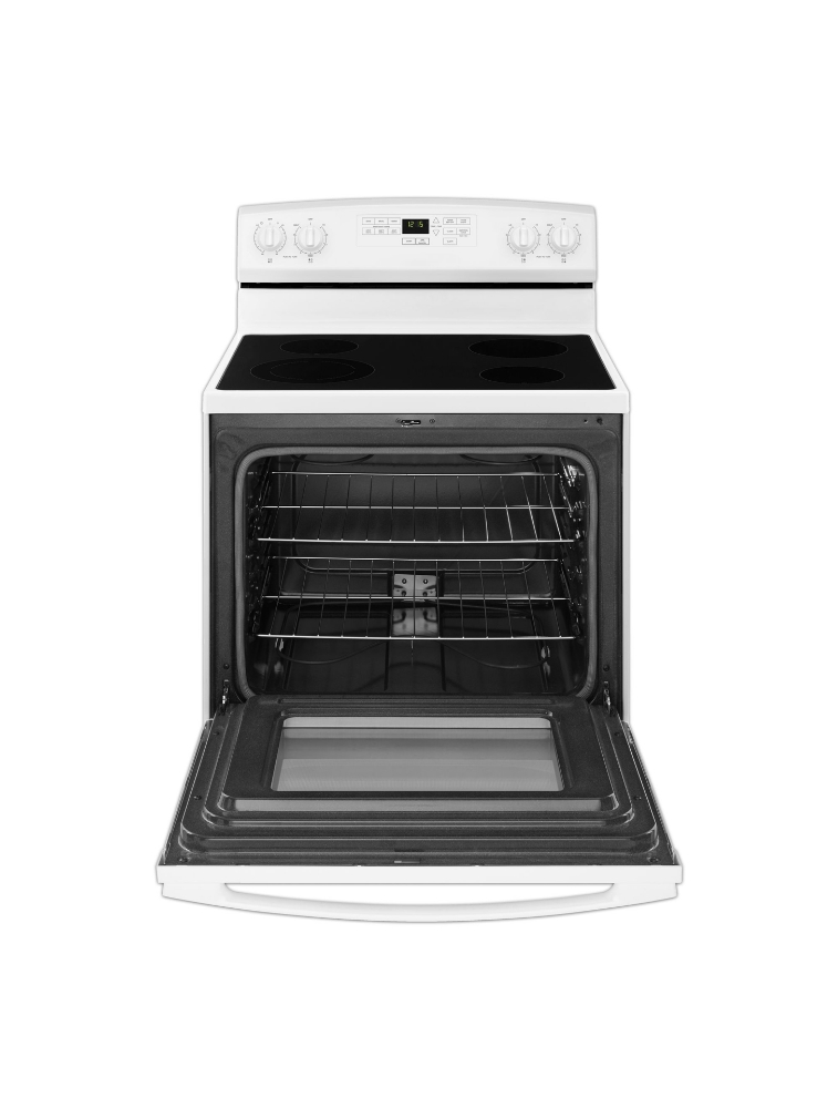 Cuisinière électrique autoportante 30 po. 4,8 pi³ avec Bake Assist Amana YAER6603SFW