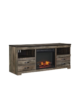 Picture of 63 Inch TV Stand With Electric Fireplace Insert